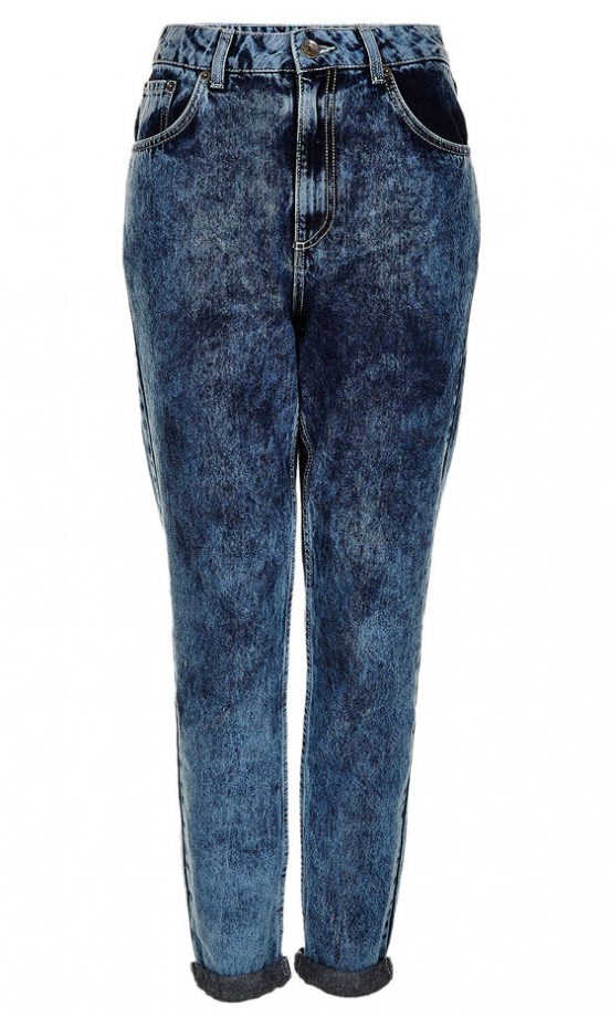 Topshop Dark Wash Mom Jeans, £40
