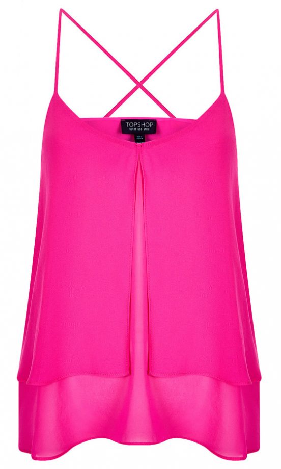 Topshop Strappy Pink Camisole, £26