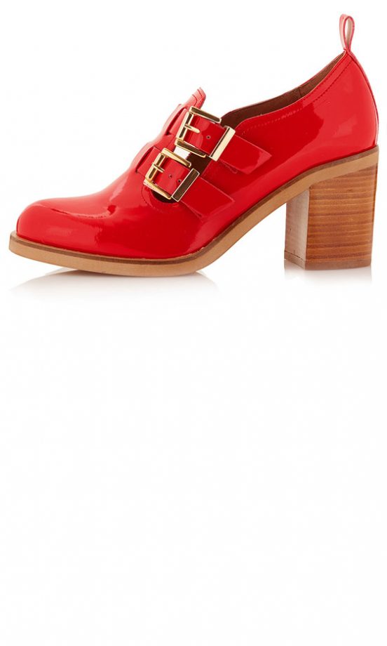 Topshop Patent Buckle Shoes, £65