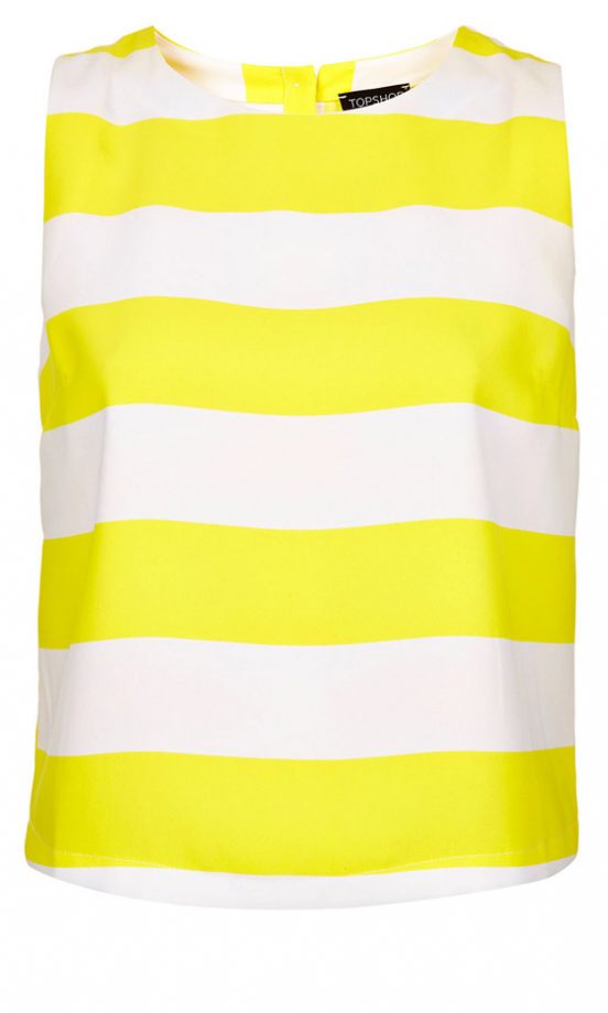 Topshop Sleeveless Stripe Top, £30