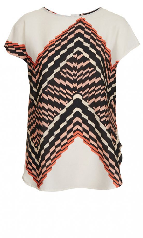 Topshop Triangle Print Top, £36