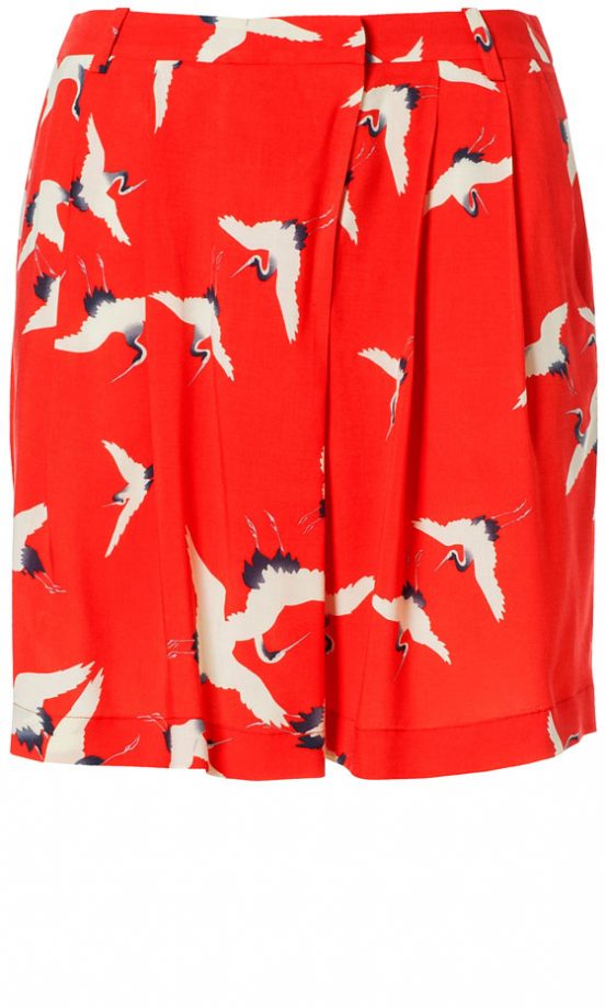 Zara Bird Print Shorts, £29.99