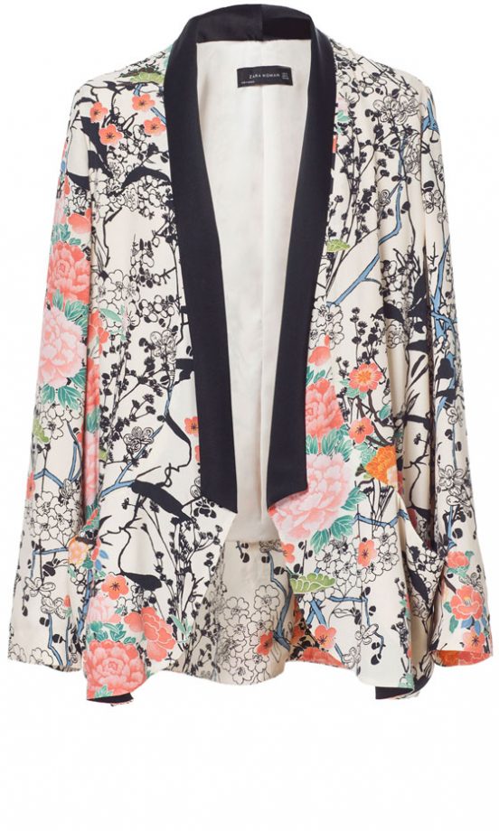 Zara Floral Blazer, £69.99