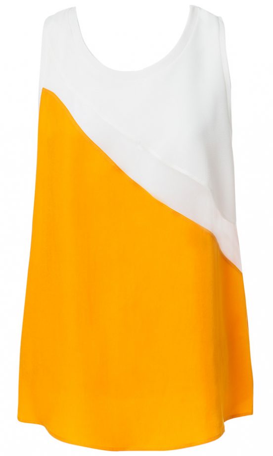 Zara Summer 2013 Diagonal Coloured Vest Top