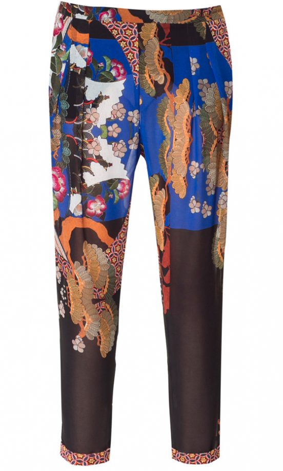 Zara Summer 2013 Mixed Print Trousers