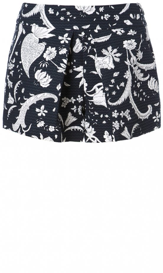 Zara Summer 2013 Printed Monochrome Shorts
