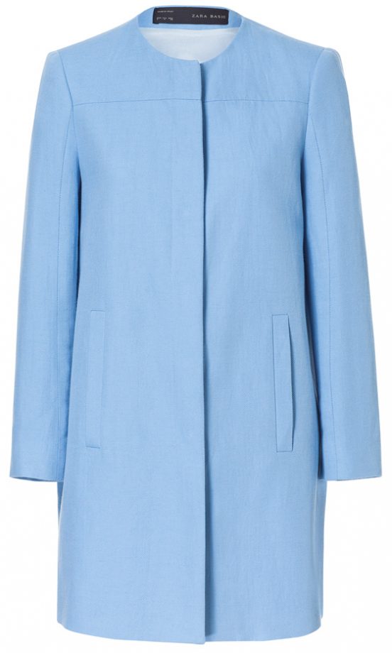 Zara Summer 2013 Powder Blue Coat
