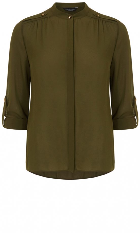 Dorothy Perkins Summer 2013 Khaki Utility Shirt, £28