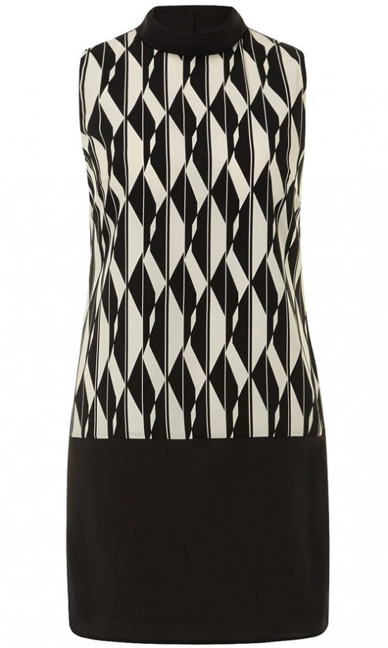 Dorothy Perkins Summer 2013 Monochrome Geo Shift Dress, £32
