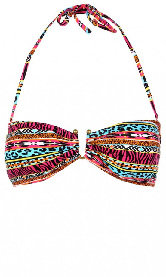 New Look Summer 2013 Tribal Printed Bikini Top, £12.99