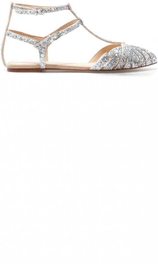 Zara Summer 2013 Silver Gladiator Sandals