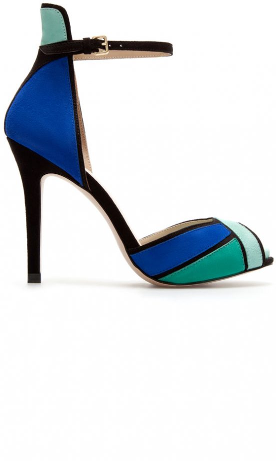Zara Summer 2013 Colour Block Heels