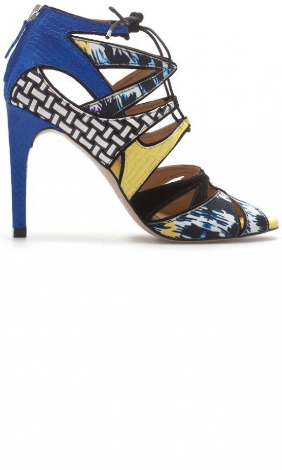 Zara Summer 2013 Mixed Print Sandals