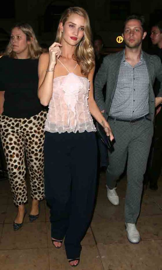 Rosie Huntington-Whiteley At The Giorgio Armani Party At Cannes Film Festival, 2013