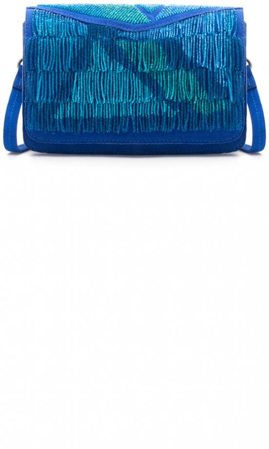 Zara Summer 2013 Blue Tassel Bag