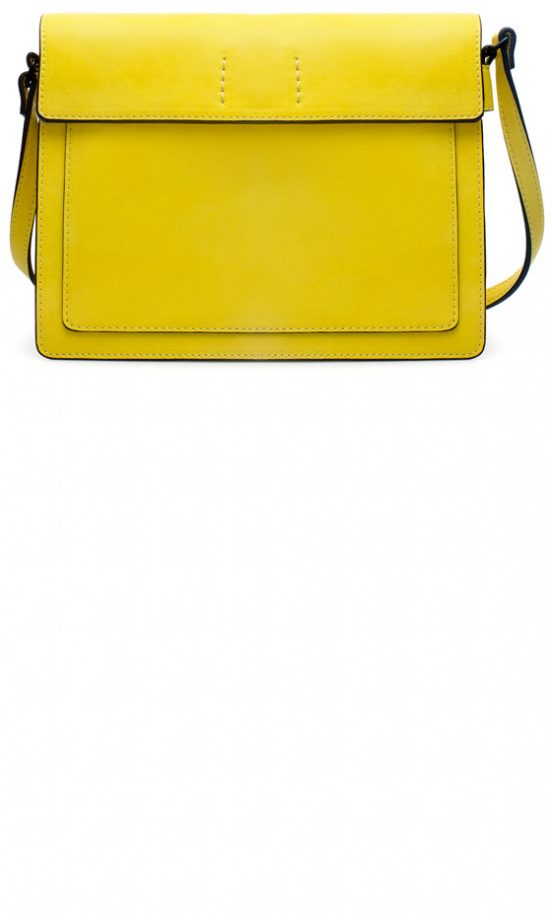 Zara Summer 2013 Simple Yellow Bag