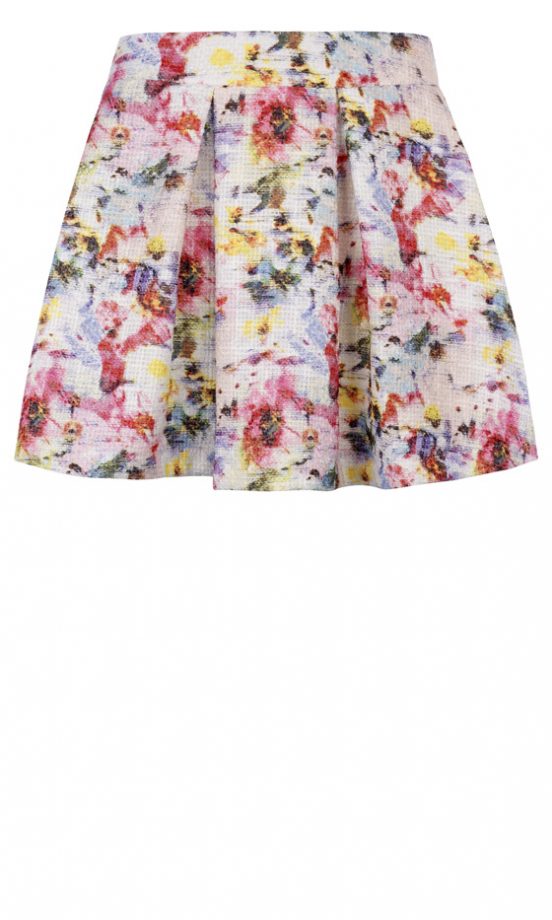 New Look Floral Pleated Skirt, £17.99
