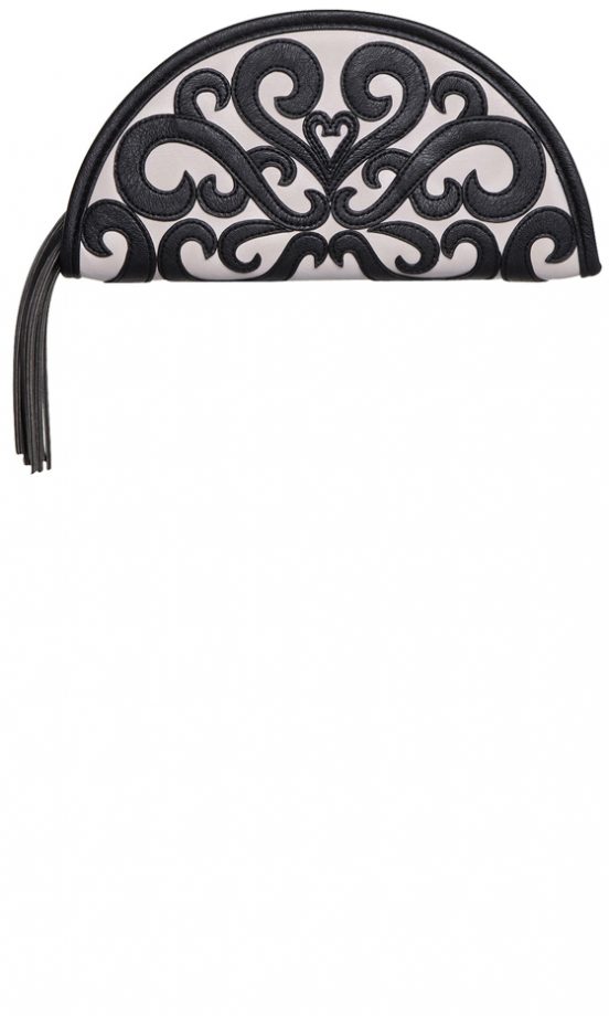 Dorothy Perkins Summer 2013 Black Patterned Clutch, £16