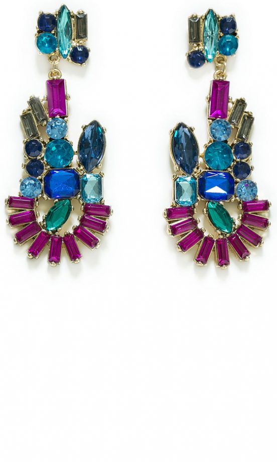 Zara Summer 2013 Jewel Drop Earrings