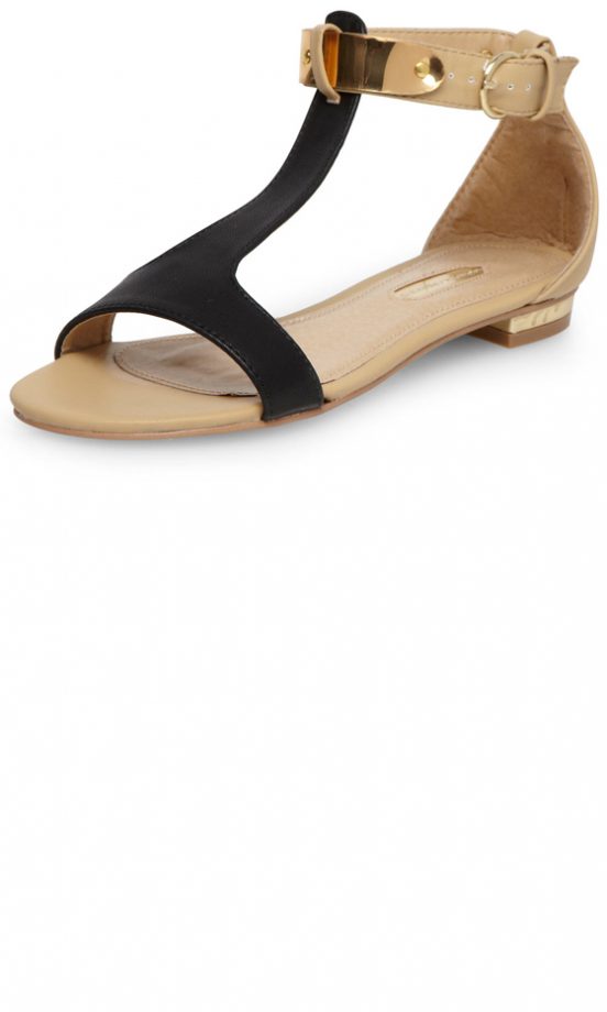 Dorothy Perkins Summer 2013 Black Metal Cuff Sandals, £25