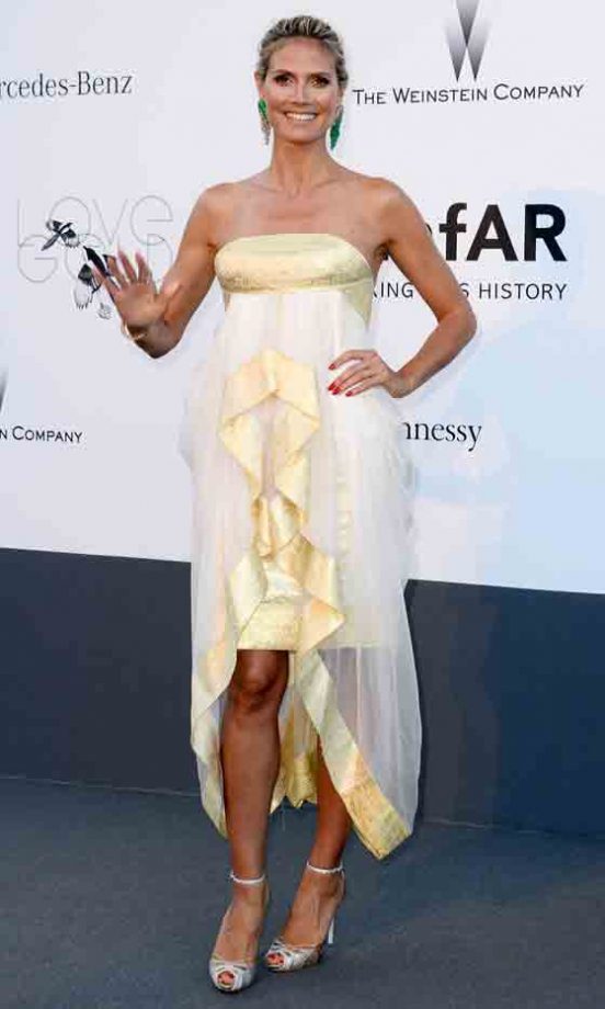 Heidi Klum At The AmfAR Gala At Cannes Film Festival, 2013