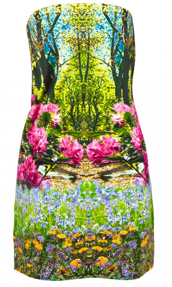 ASOS Summer Forest Bandeau Dress, £75