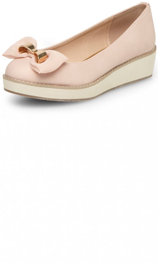 Dorothy Perkins Summer 2013 Pink Bow Flatforms, £30