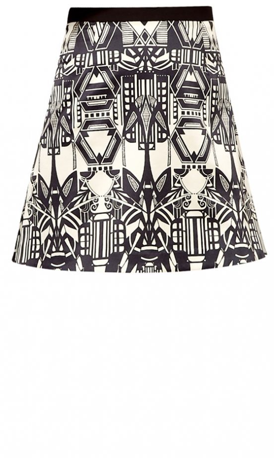 ASOS Art Deco Mini Skirt, £30