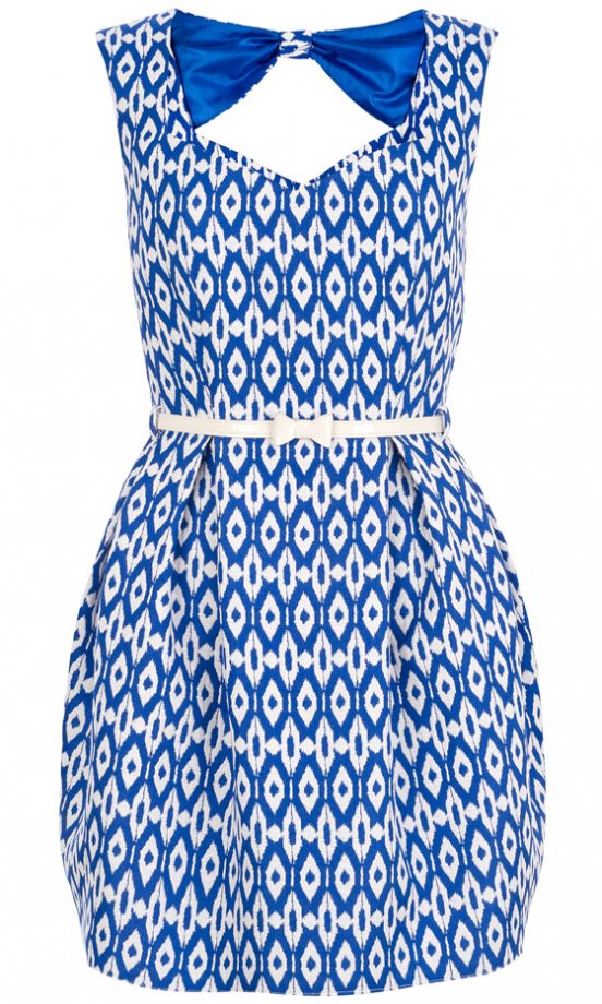 New Look Summer 2013 Printed Lantern Dress