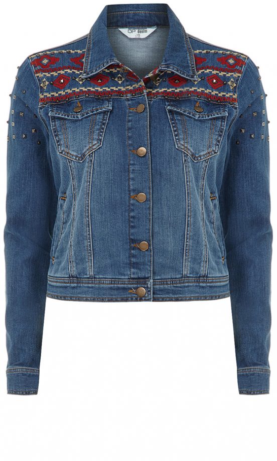 Dorothy Perkins Summer 2013 Embellished Denim Jacket, £45