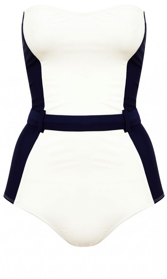 ASOS Contrast Panel Swimsuit £28