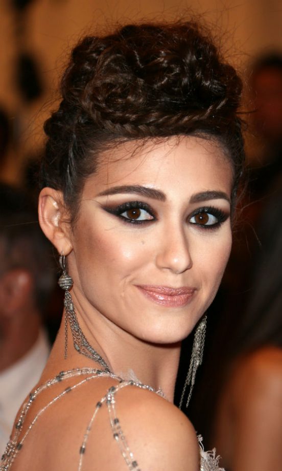 Emmy Rossum's Plaits-A-Plenty