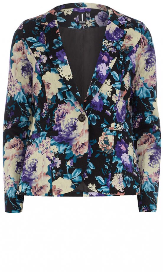 Izabel At Dorothy Perkins Purple Floral Jacket, £35