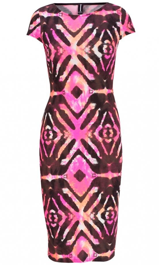 Izabel London Aztec Tie Dye Midi Dress, £15