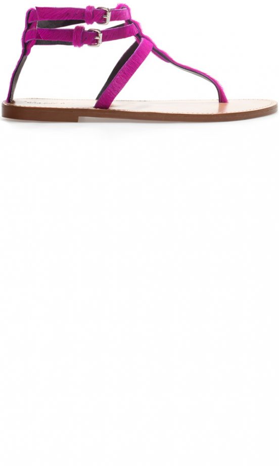 Zara Summer 2013 Purple Sandals