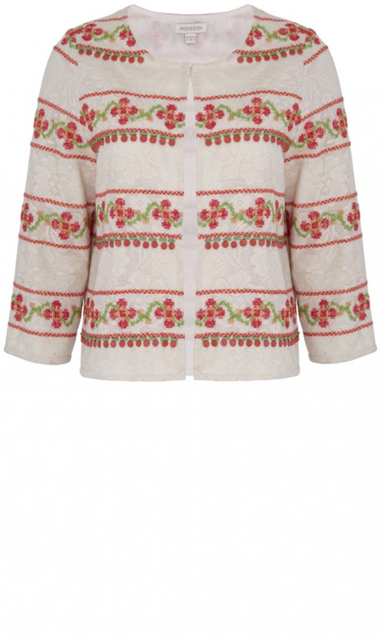 Monsoon Embroidered Jacket, £69