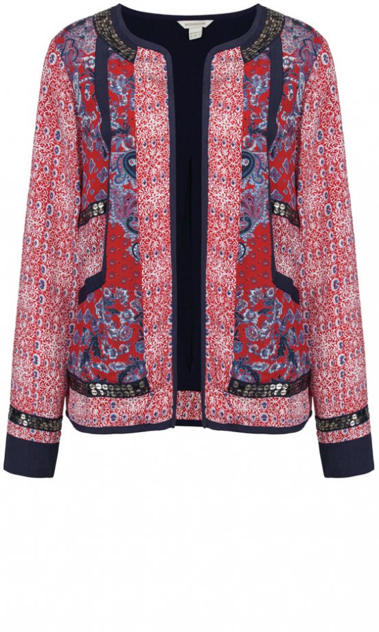 Monsoon Tile Print Jacket, £69