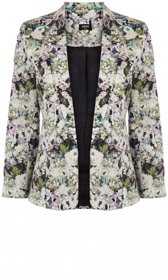 Oasis Floral Jacket, £70
