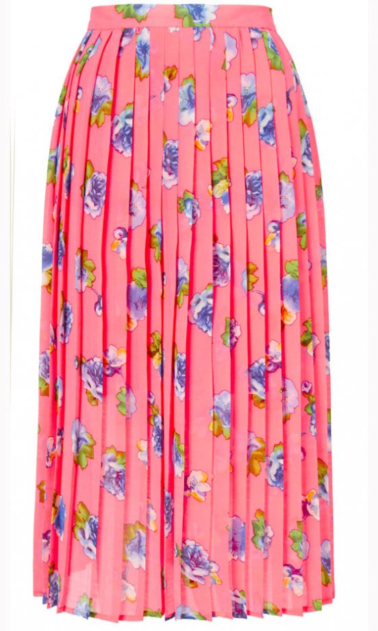 ASOS Pleated Floral Skirt, £40