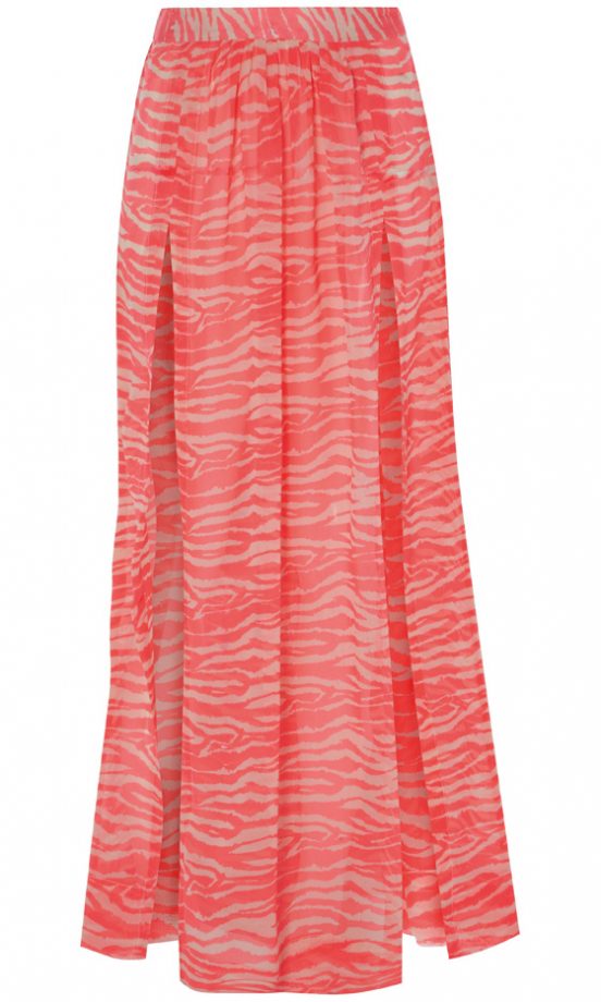 Matalan Summer 2013 Printed Side Split Maxi Skirt, 12