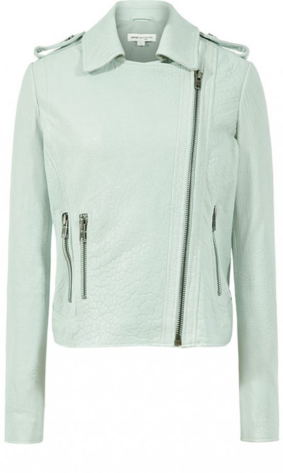 Reiss Ice Blue Biker, £395