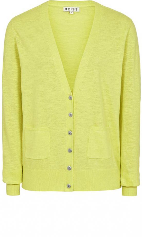 Reiss Lime Cardigan, £79