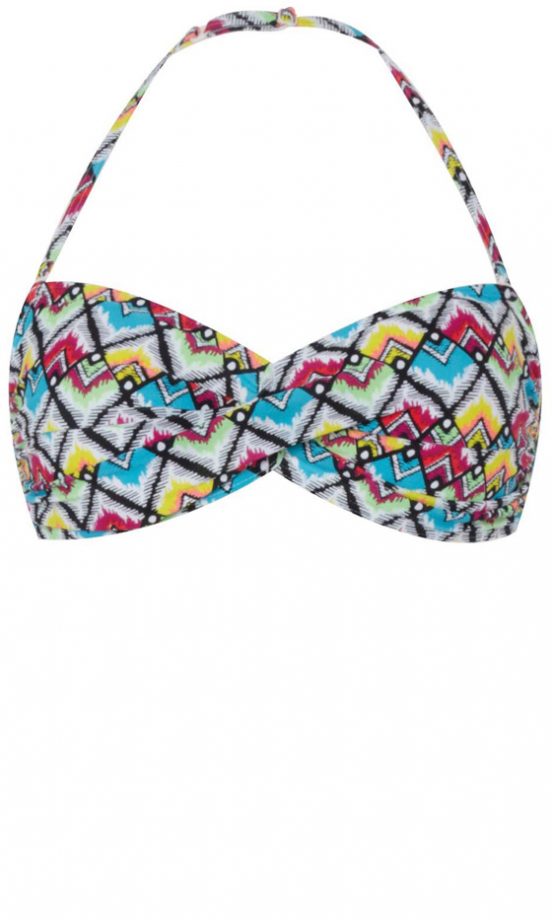 Matalan Summer 2013 Tribal Print Bandeau Bikini Top, £5