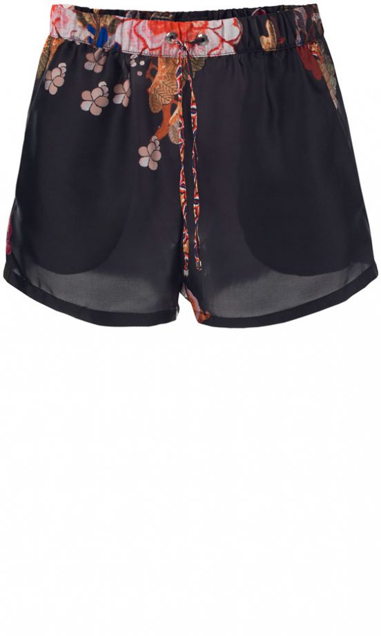 Zara Summer 2013 Oriental Print Shorts