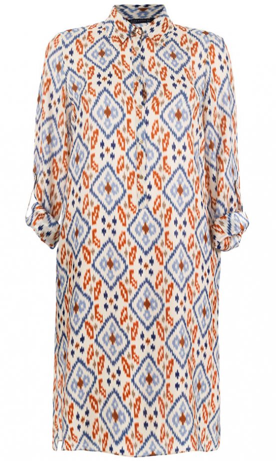 Zara Summer 2013 Diamond Print Shirt Dress