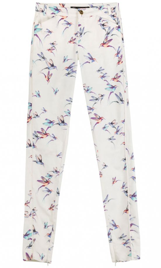 Zara Summer 2013 Bird Print Trousers