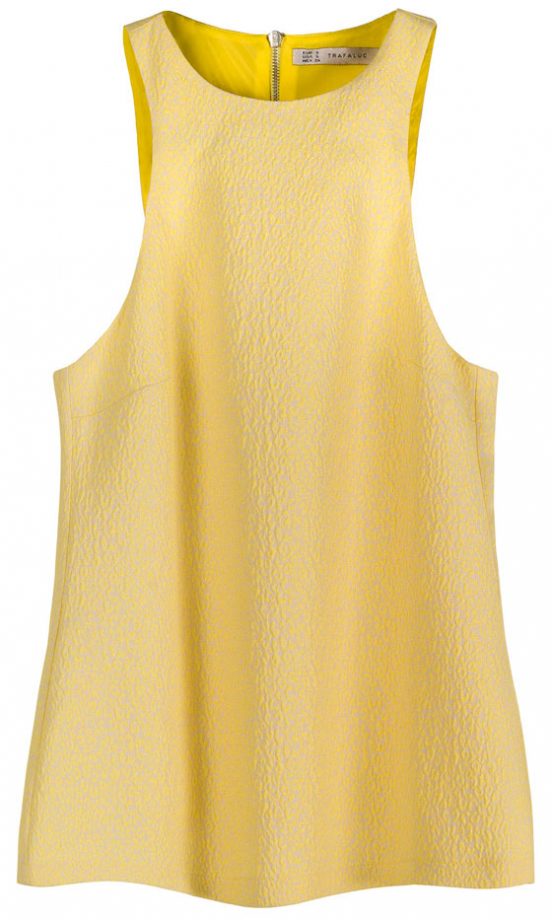 Zara Summer 2013 Yellow Vest Top