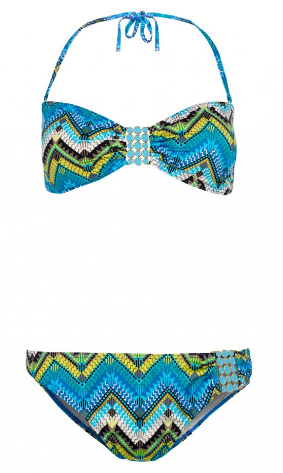 New Look Blue Bikini, Top £12.99, Bottom £7.99