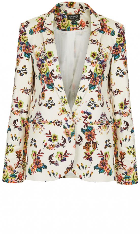 Topshop Floral Blazer, £68