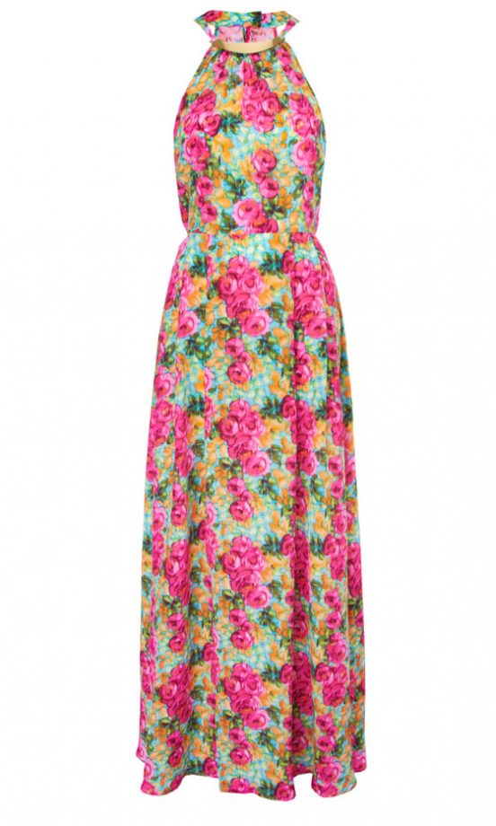 ASOS Rose Print Maxi Dress